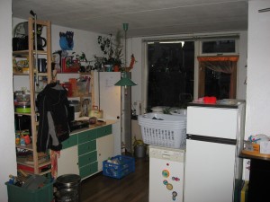 Kamperen in de achterkamer